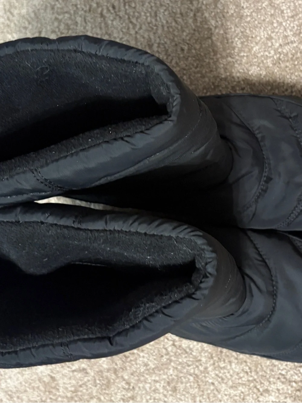 Boys Black Winter Snow Boots